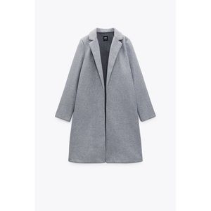 Zara women’s gray Lapel Coat